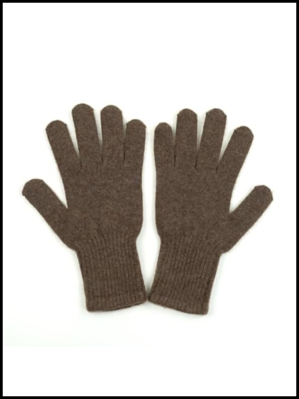 Mongolian Wool Knitted Gloves Cold Weather Warm Soft Un-dyed Men Women
